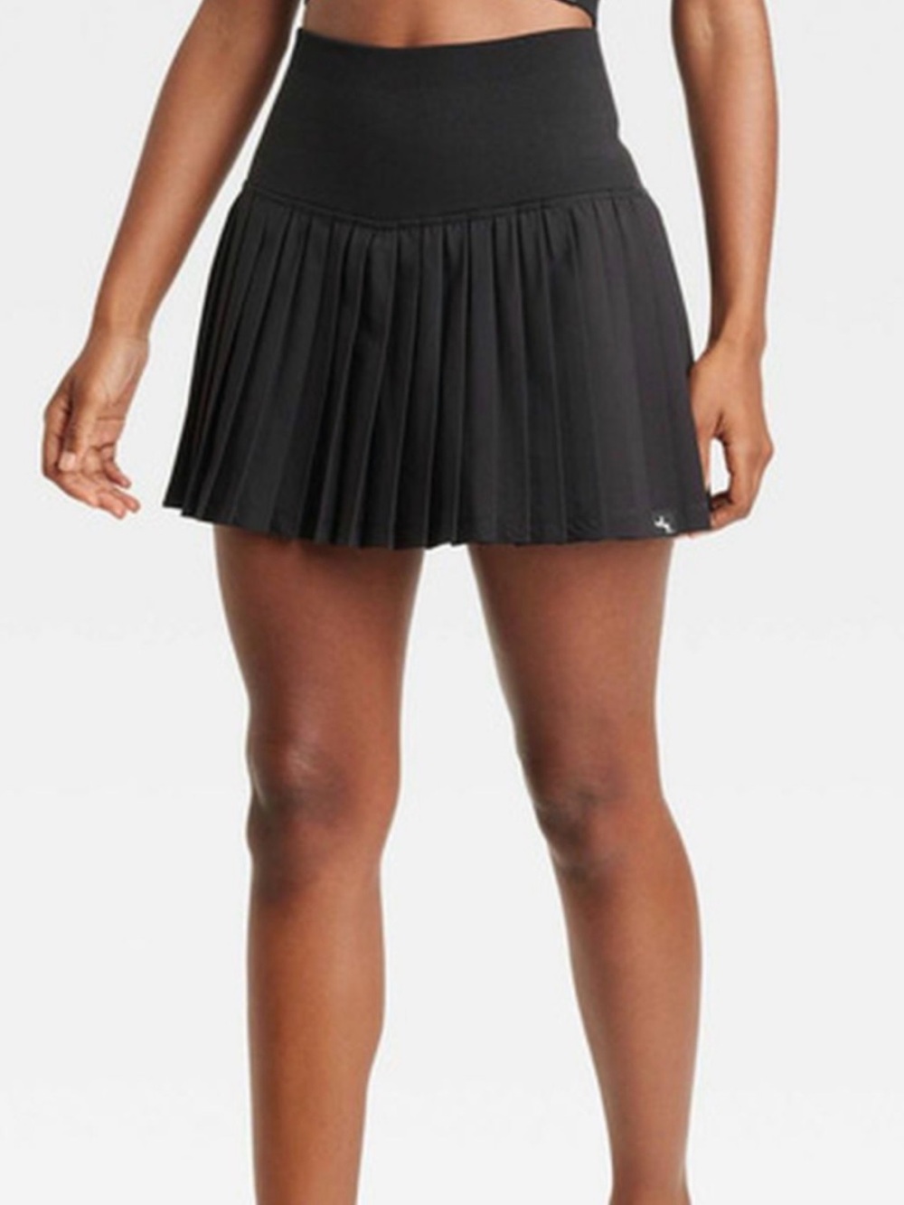 Athletic Pleated Tennis Skirt - Black